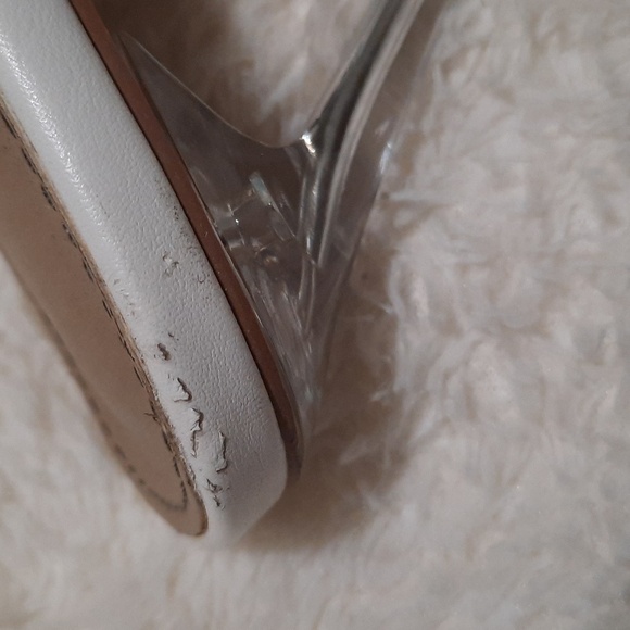 Fashion Nova White Bow Mules Slip-On Elegance - Picture 6 of 7